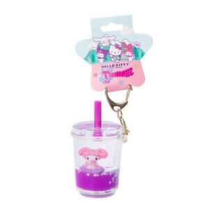 Hello Kitty And Friends Bubble Tea Tsunameez Keychain my melody pink purple